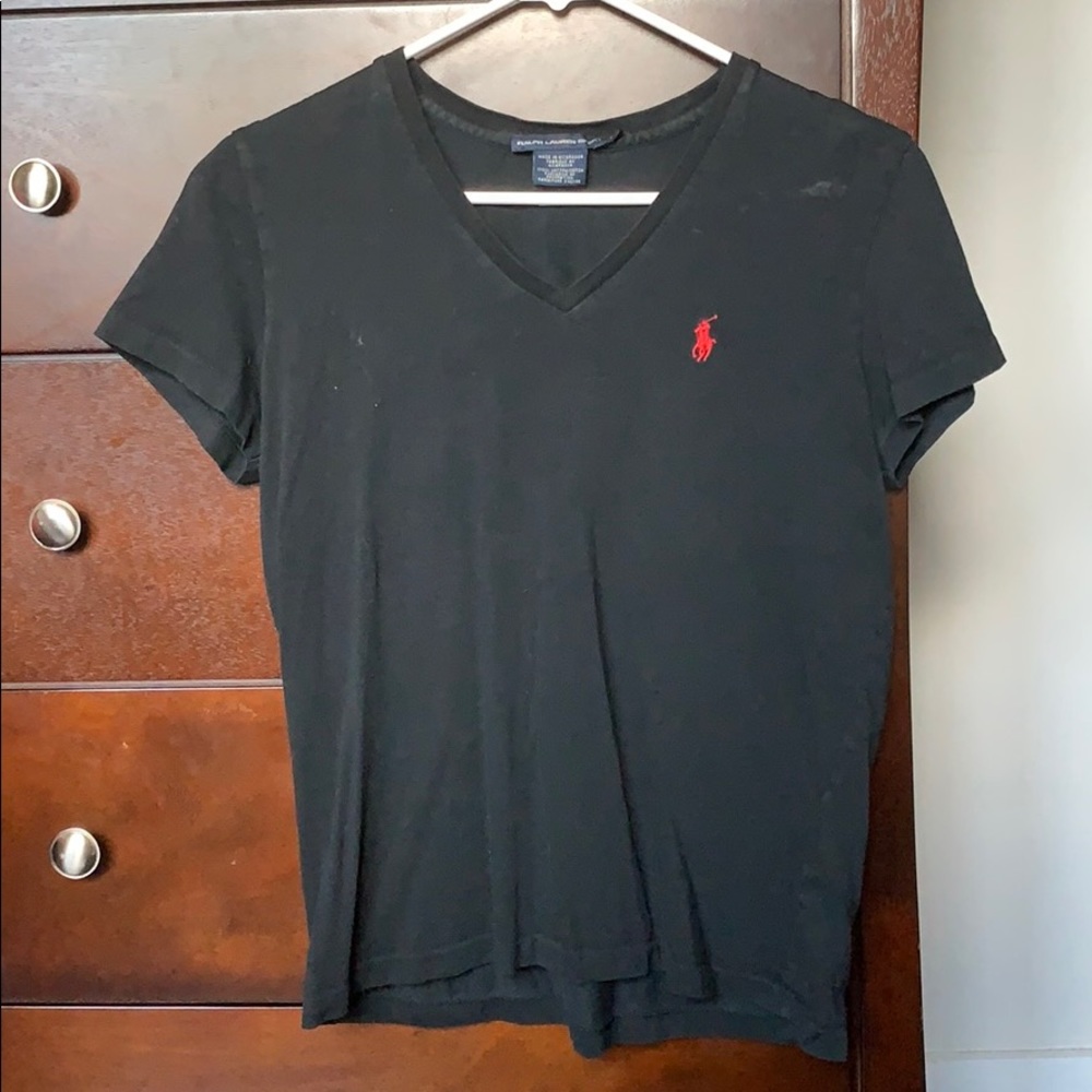 Black Ralph Lauren Polo Tee Shirt Size M